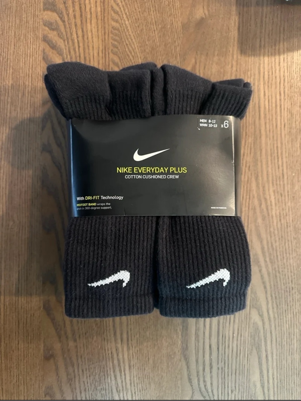 Nike Everyday Plus Cotton Cushioned Crew Socks (NWT)